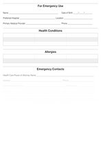 Load image into Gallery viewer, COVID-19 Emergency Medical Care Document
